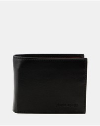 Pierre Cardin - Pierre Cardin Italian Leather Men's Two Tone Bi-Fold Wallet