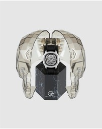 Philipp Plein - Plein Philipp 42mm Silver Dial with Black Silicone Strap