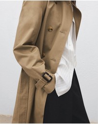 M.N.G - Classic Trench Coat With Belt