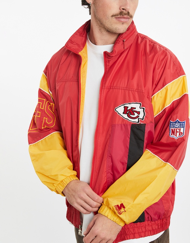 Vintage by The Real Deal - Pre Loved - 90s NFL Kansas City Chiefs Windbreaker Jacket
