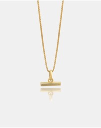 Rachel Jackson - Mini T-Bar Gold Necklace