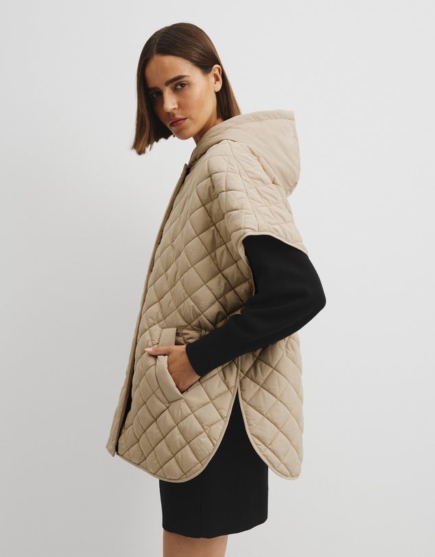 Country Road - Quilted Poncho