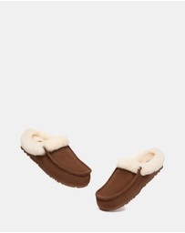 EVERAU - EverAU Ugg Creago Cow Suede Upper Loafer Oxfords Flats
