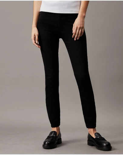 Calvin Klein Jeans - High Rise Super Skinny Ankle Jeans