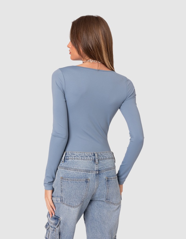 EDIKTED - Joanna Square Neck Bodysuit