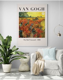 Inka Arthouse - The Red Vineyard by Van Gogh Art Print