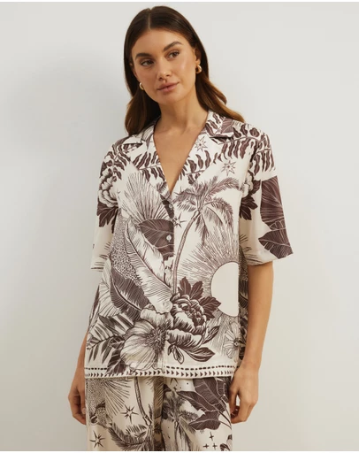 Atmos&Here - Koa Satin Shirt