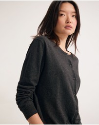 Oxford - Saga Side Button Cardigan