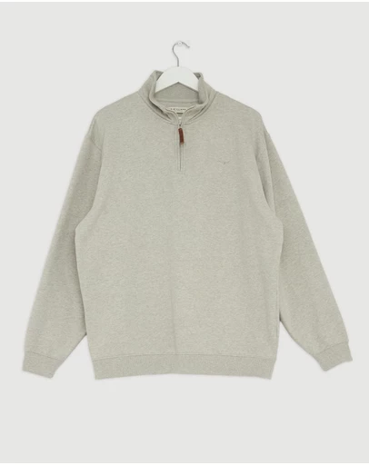 Revibe - Repaired R.M.Williams Mulyungarie 1/4 Zip Sweatshirt - INTL-XL