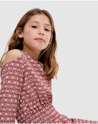 M.N.G - Greenc Dress - Kids-Teens