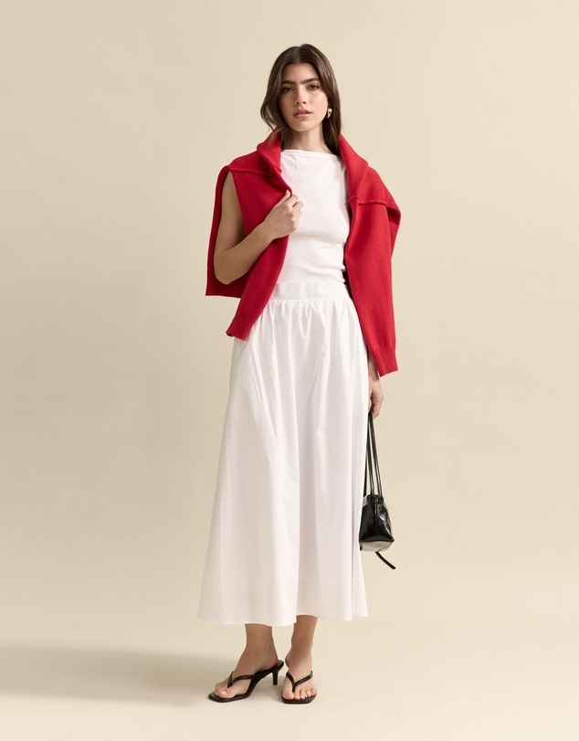 MVN - Cotton Midi Skirt