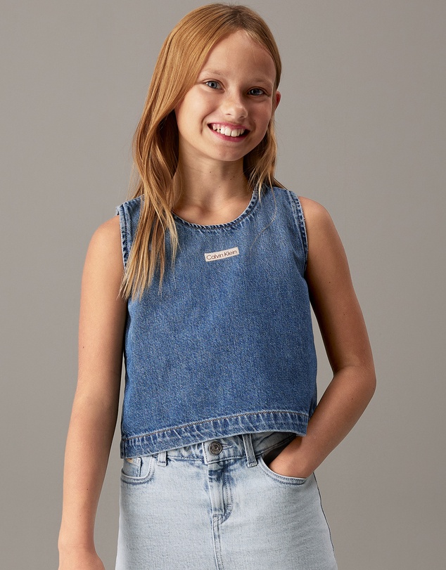 Calvin Klein Jeans - Girls Denim Sleeveless Top