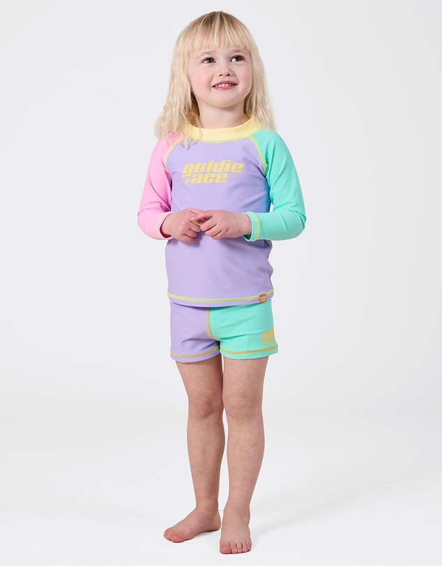 Goldie + Ace - Splice Beach Swim Shorties - Babies-Kids