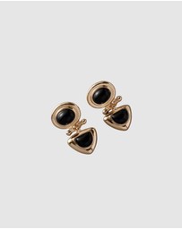 Chuchka - Deco Earrings Black