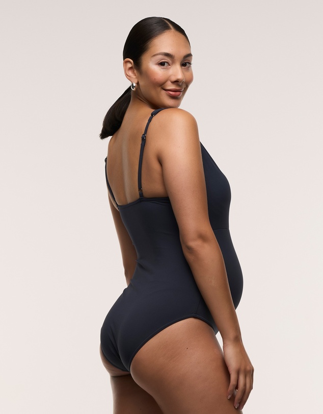 Soon Maternity - Cross Front One Piece Swimsuit