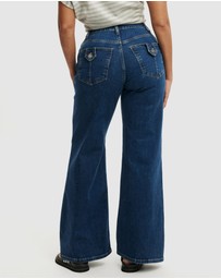 Cotton On - Curvy Stretch Wide Jeans
