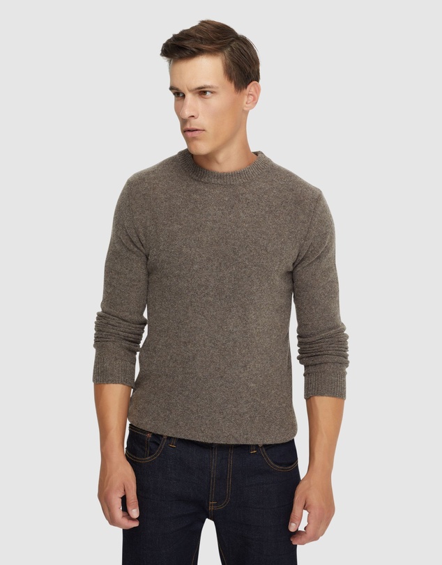 Oxford - Leon Crew Neck Wool Rich Knit