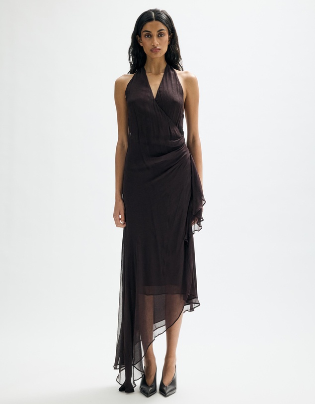 Minima Esenciales - Veda Halter Maxi Dress