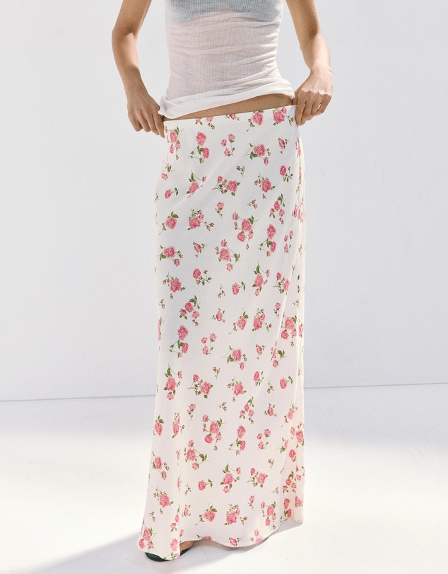 M.N.G - Floral Print Maxi Skirt