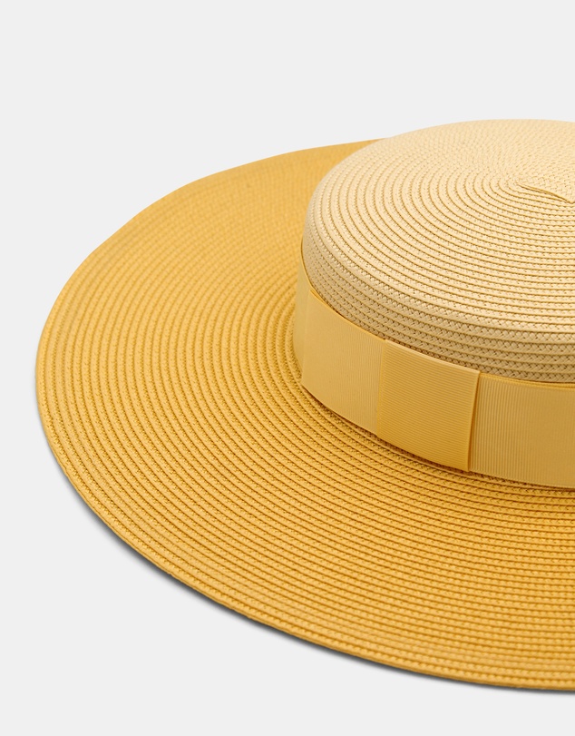 Morgan & Taylor - Domino Racewear Boater in Yellow