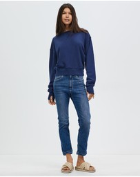 DRICOPER DENIM - Gemma Navy Loose Sweats