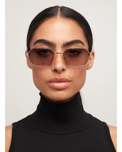 Otra Eyewear  - Hannah - Gold/ Smokey Brown