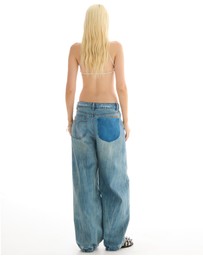 THE TALES - The Tales Cross Over Slouch Denim Jeans