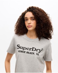 Superdry - Venue Metallic Graphic Tee