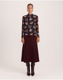 SABA - Bettina Long Sleeve Mesh Top