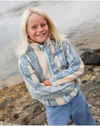 Skwosh - Swayze Stripe Kids Polar Fleece Jacket
