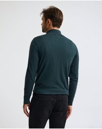 Oxford - Merino Zip-Neck Wool Pullover
