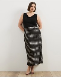 Atmos&Here Curvy - Jersey Cowl Neck Tank Top