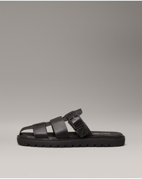 Calvin Klein - Leather Fisherman Sandals