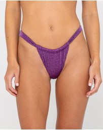 Rusty - Shimmy String Side Brazilian Bikini Bottom