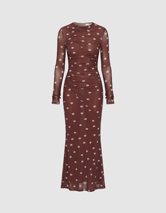 KIVARI - Edie Mesh Maxi Dress