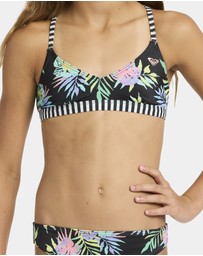 Roxy - Girls 4 to 16 Roxy Active Athletic Tri Set Two Piece