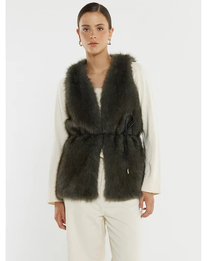 Sass - Riya Fur Gilet