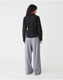 Forcast - Billie Pleat Waist Shirt