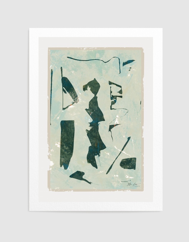Olive et Oriel - Lacgeret Simple No61 by Treechild Art Print