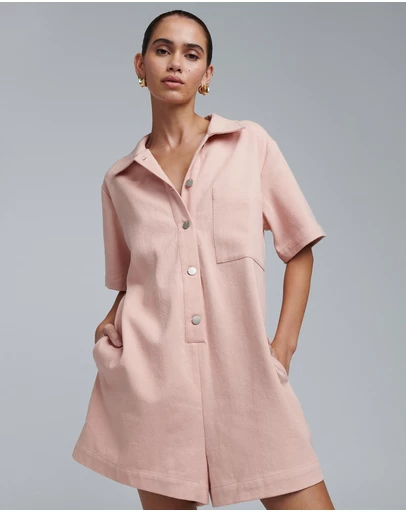 ST MRLO - Sandra Denim Playsuit
