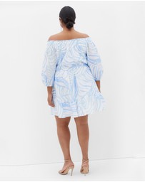 City Chic - Lorelai Print Dress