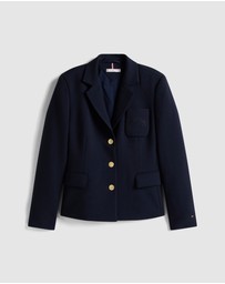 Tommy Hilfiger - TH Crest Embroidery Slim Fit Blazer