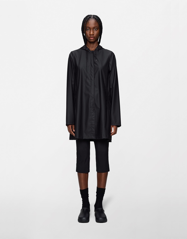 RAINS - A-Line Women's Jacket Black