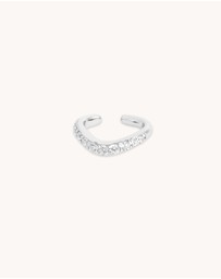 Astrid & Miyu - Wave Crystal Ear Cuff