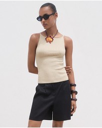 M.N.G - Fine Ribbed Knit Top