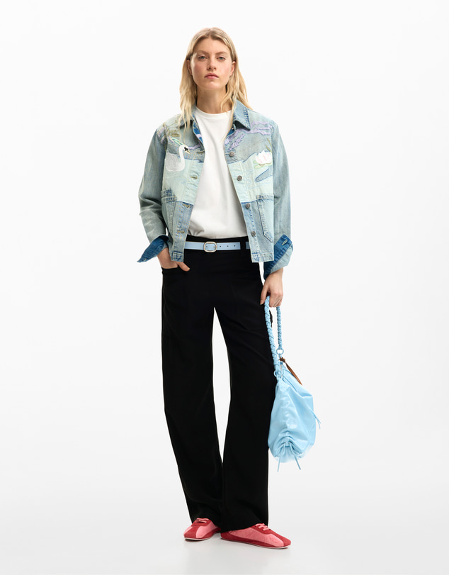 Desigual - Denim patch jacket