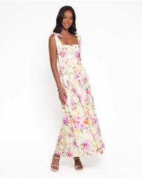 Petal & Pup - Ellody Maxi Dress - Yellow Petunia