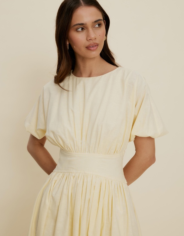 The Fated - Gallery Waisted Midi Dress
