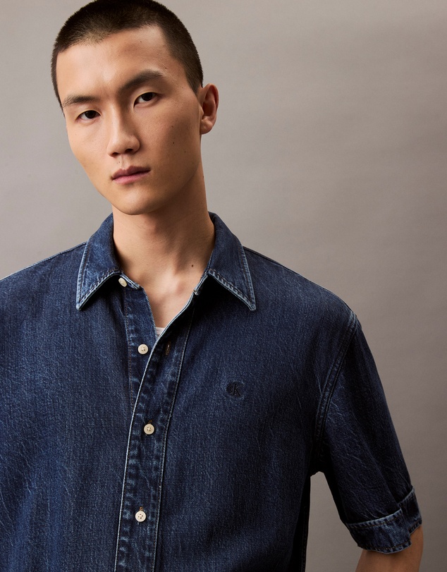 Calvin Klein Jeans - Denim Lyocell Short Sleeve Shirt