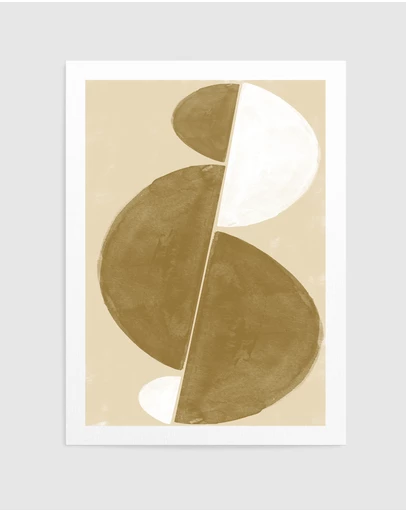 Olive et Oriel - Interaction Balance No.3 by The Miuus Studio Art Print